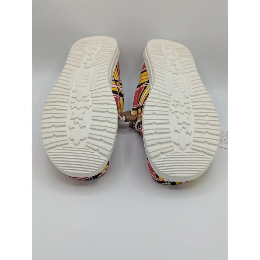 Hey Dude x CaddyShack Men's Size 10 Wally Plaid Slip-On Shoes Mr. Gopher New